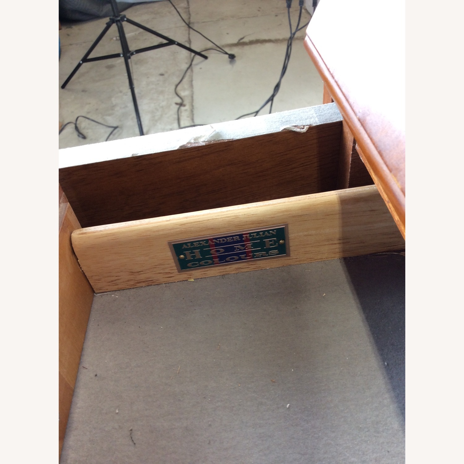 Vintage Drop Front Secretary Desk with Storage - image-26
