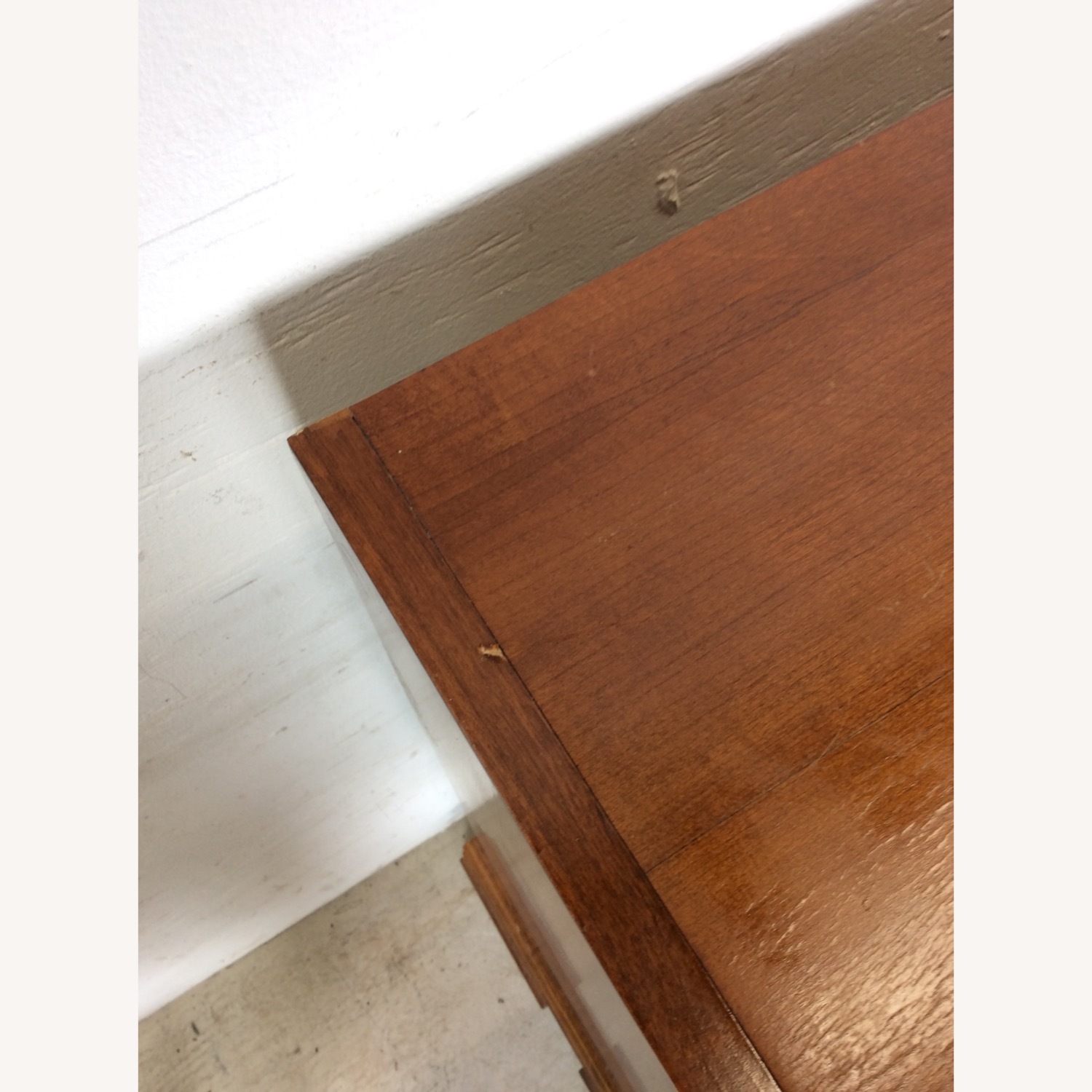 Vintage Drop Front Secretary Desk with Storage - image-11