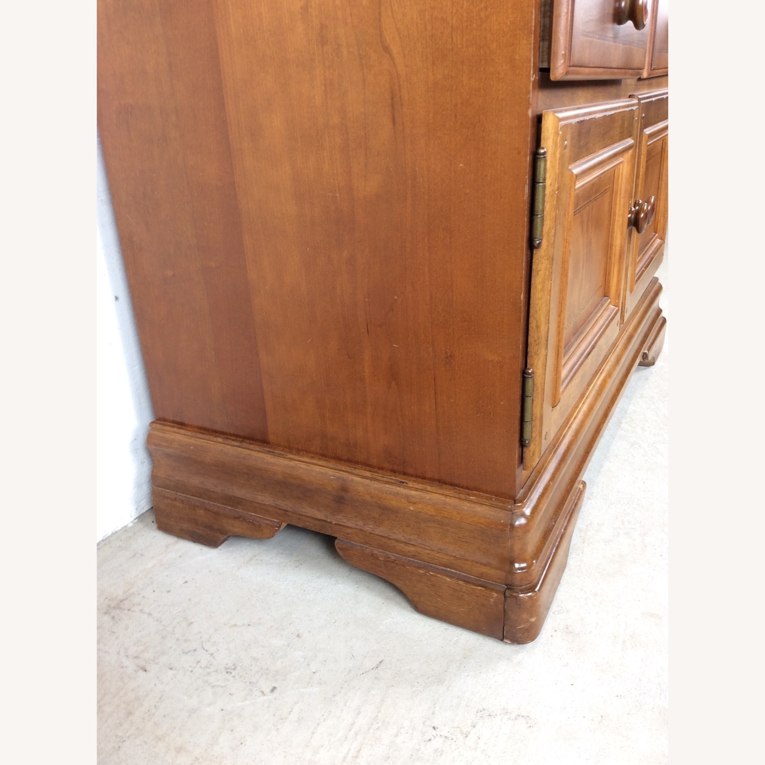 Vintage Drop Front Secretary Desk with Storage - image-17