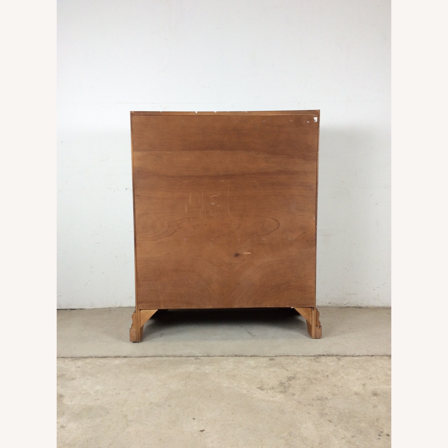 Vintage Drop Front Secretary Desk with Storage - image-28