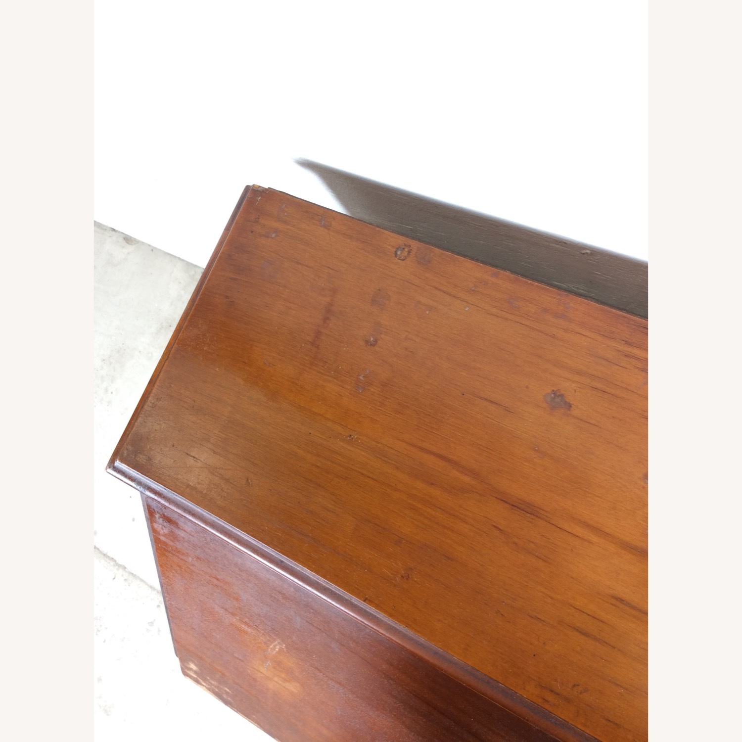 Antique Drop Front Maple Secretary Writing Desk - image-5