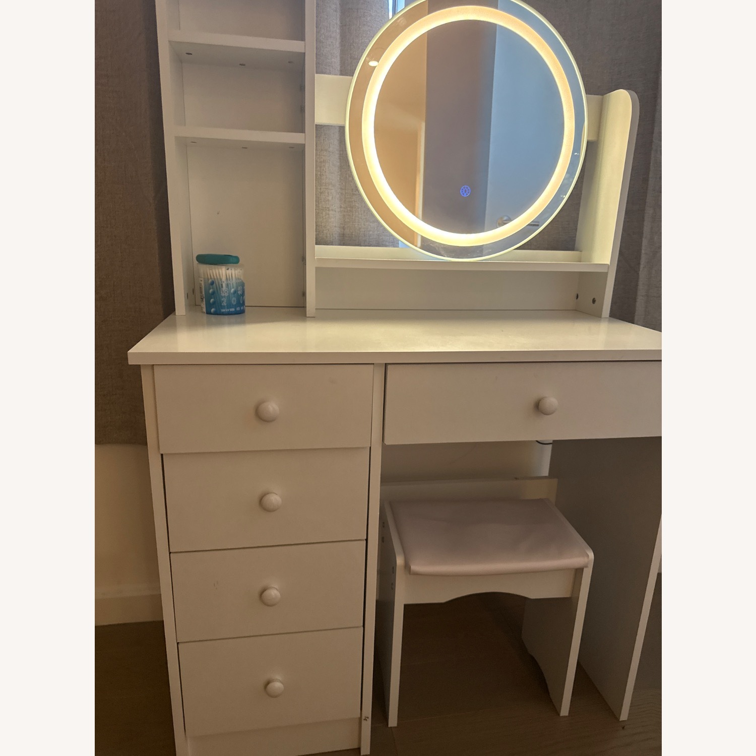 White Wood Dresser - image-1