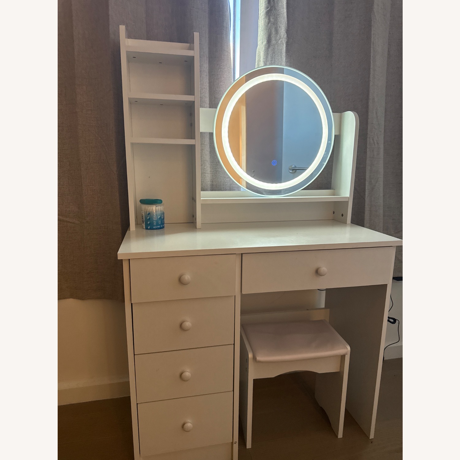 White Wood Dresser - image-3