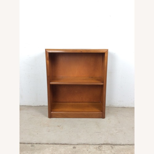 Used Vintage Two Shelf Bookcase with Wire Slot for sale on AptDeco