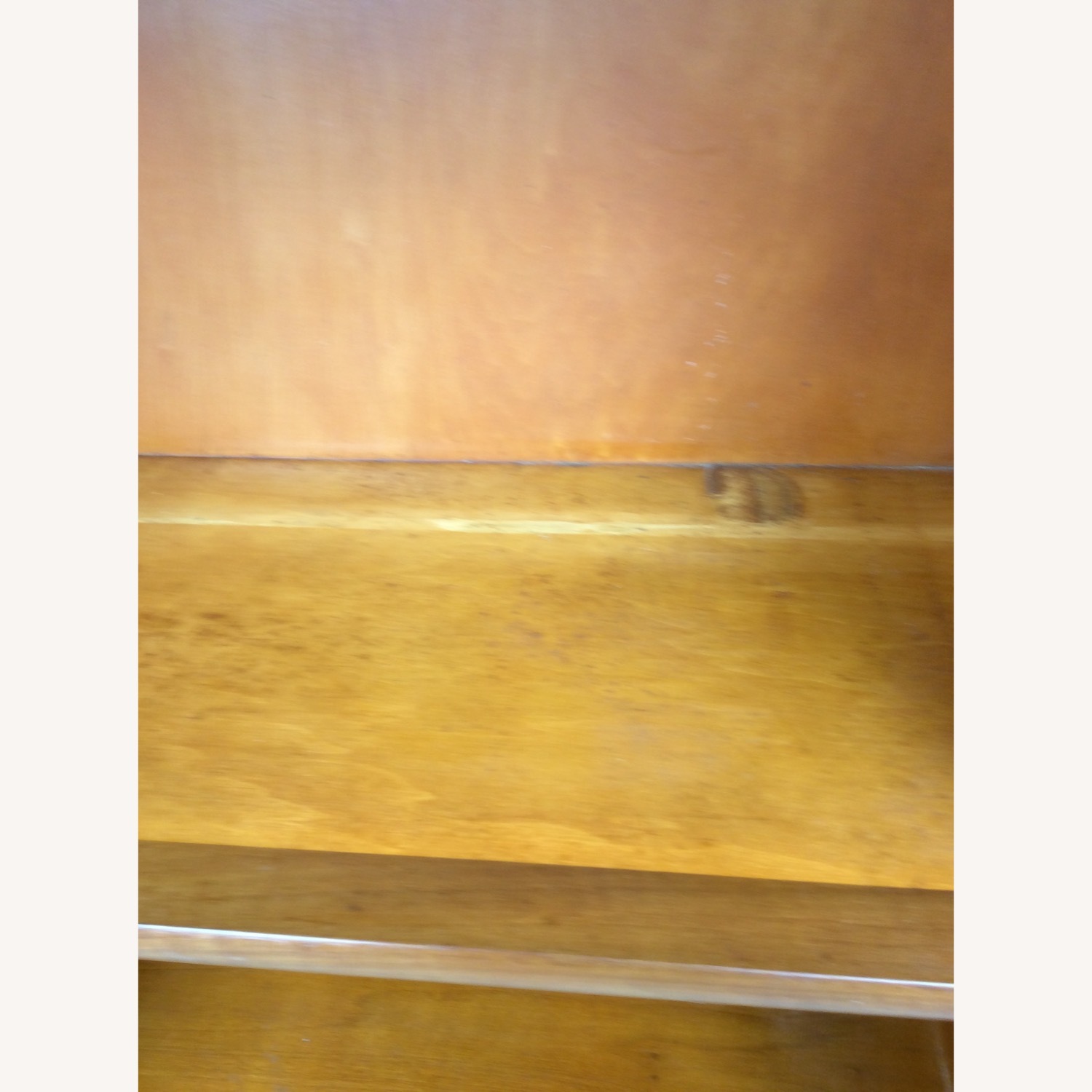 Vintage Two Shelf Bookcase with Wire Slot - image-10