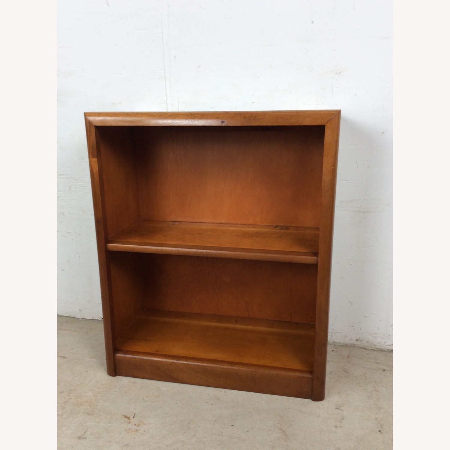 Vintage Two Shelf Bookcase with Wire Slot - image-12