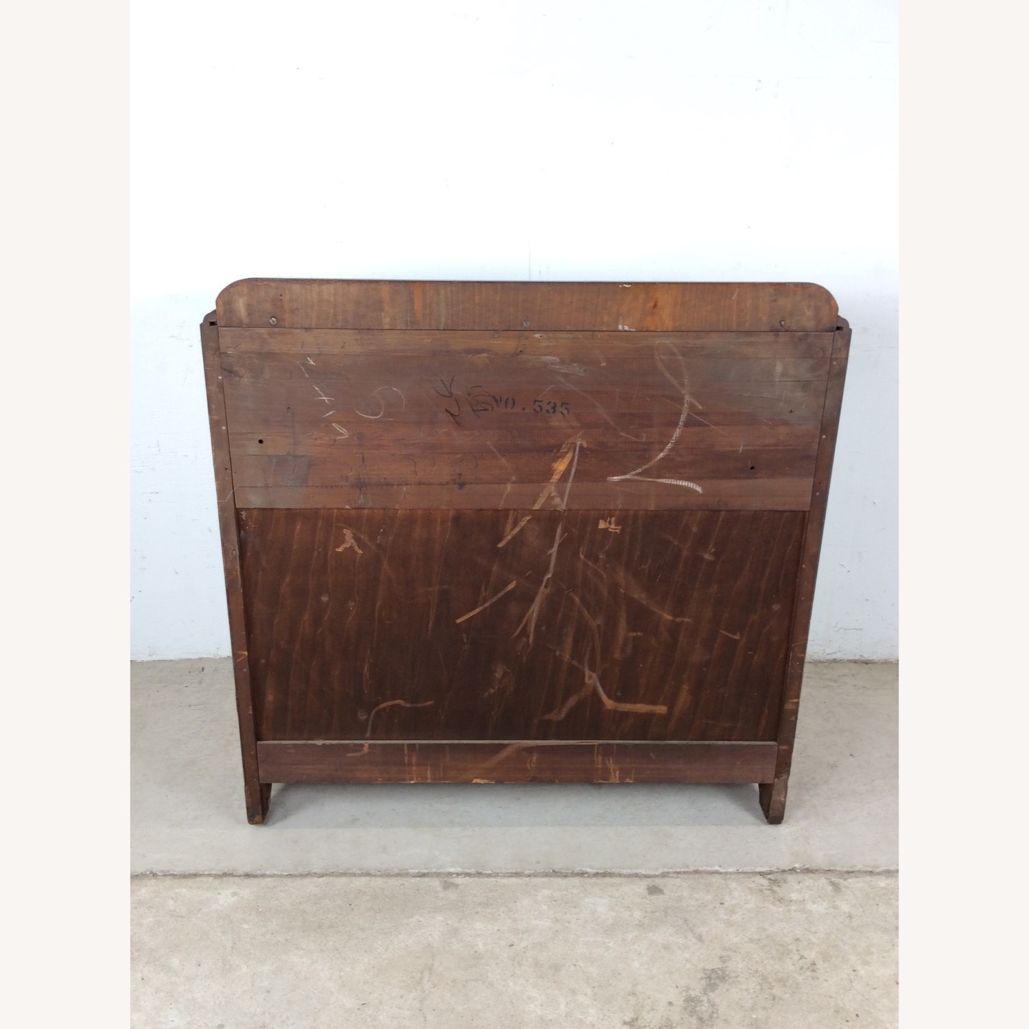 Antique Art Deco Compact Server with Waterfall Top - image-24