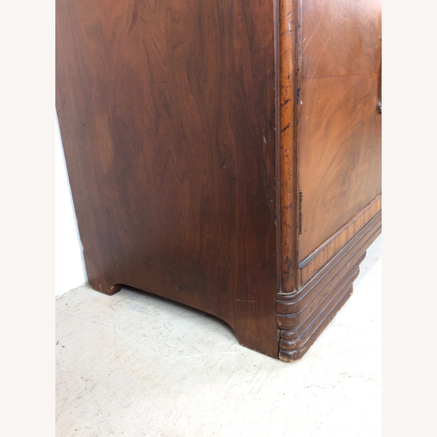 Antique Art Deco Compact Server with Waterfall Top - image-21