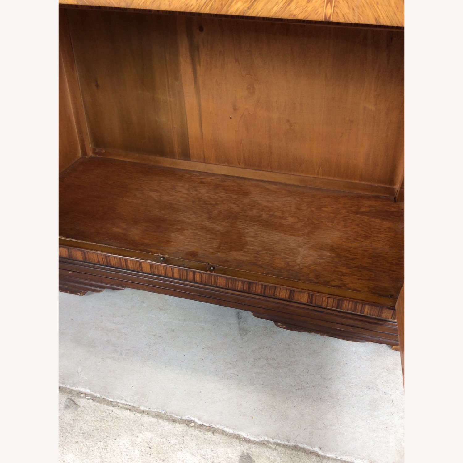 Antique Art Deco Compact Server with Waterfall Top - image-15