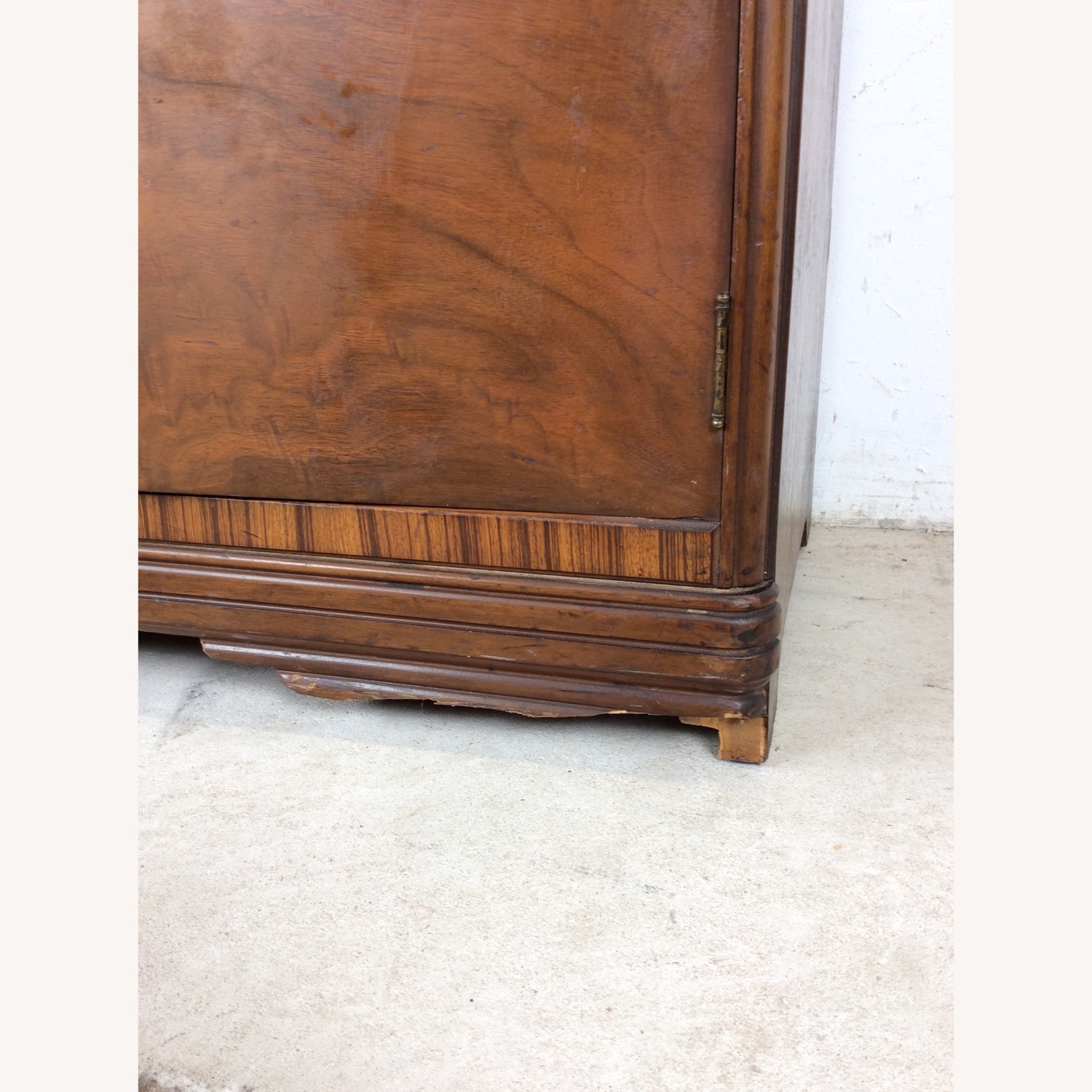 Antique Art Deco Compact Server with Waterfall Top - image-11