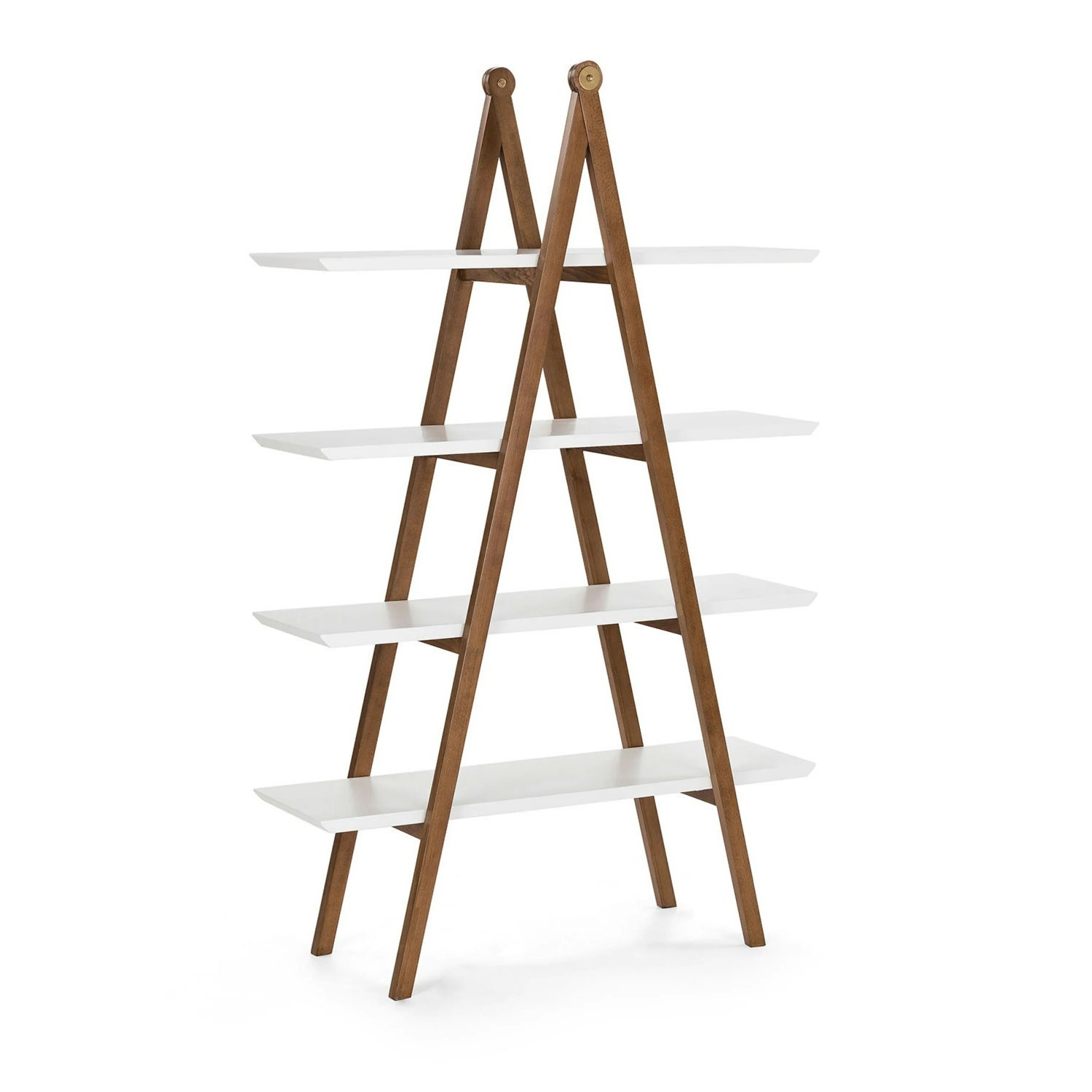 Article Dark Brown Wood Bookcase - image-6