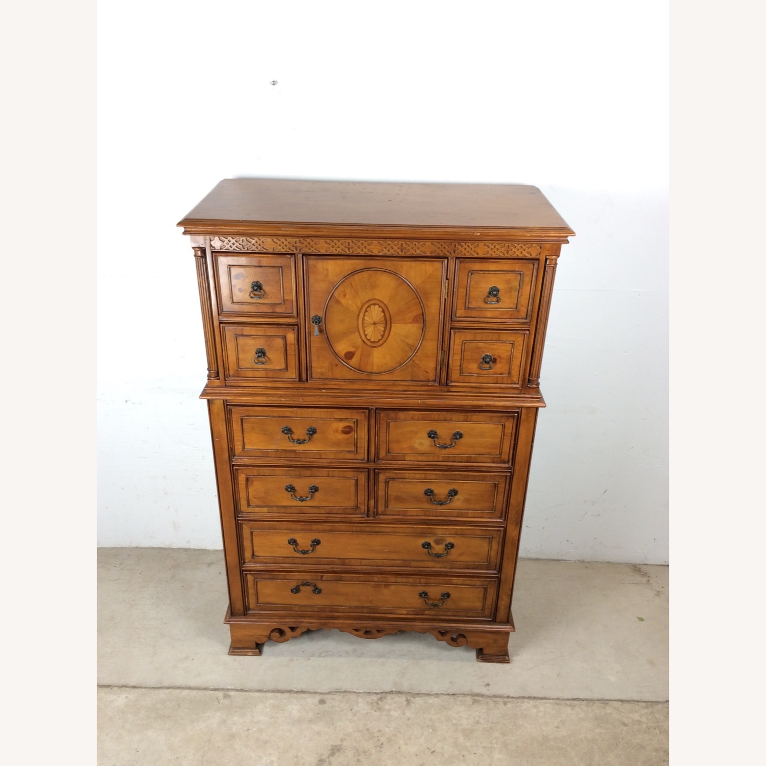 Vintage Caribbean Style Dresser with 11 Drawers - image-1