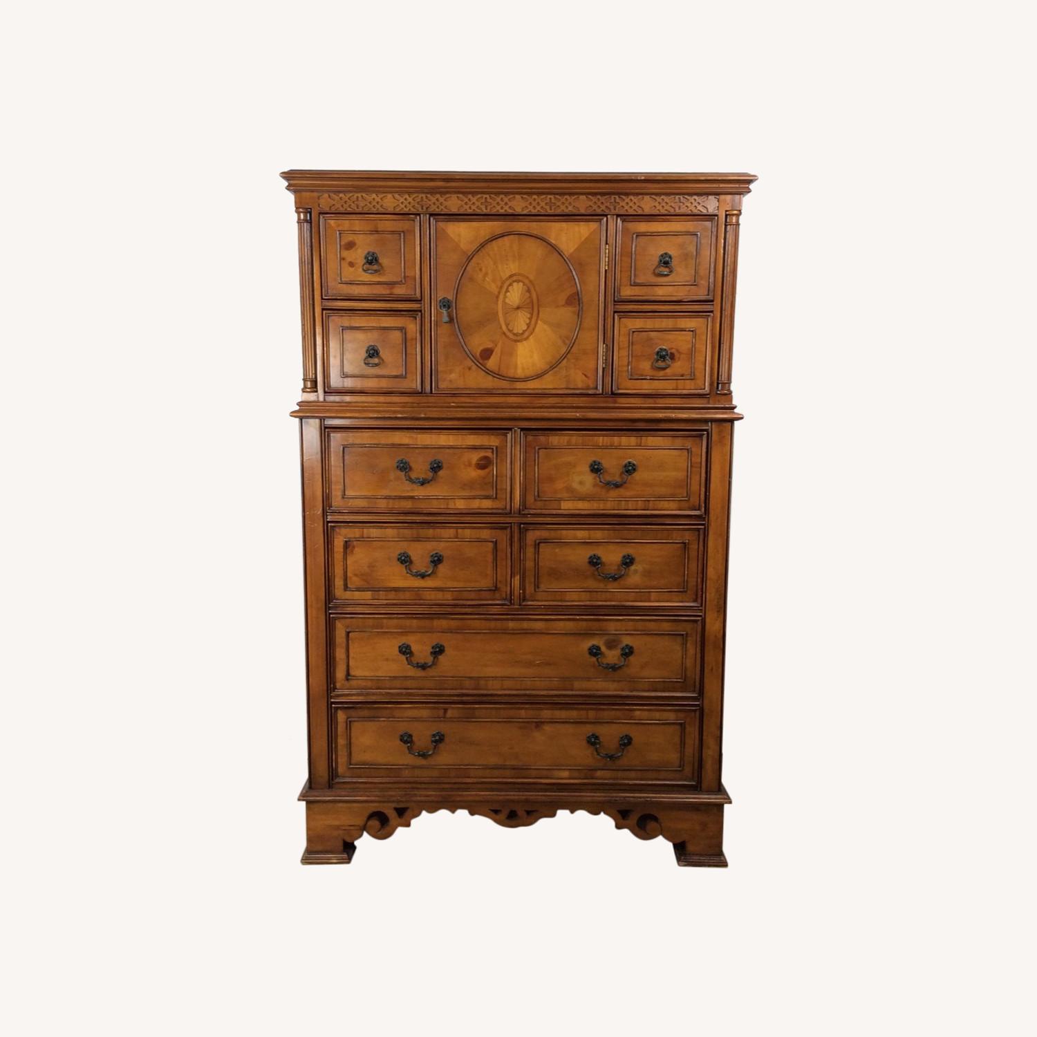 Vintage Caribbean Style Dresser with 11 Drawers - image-0