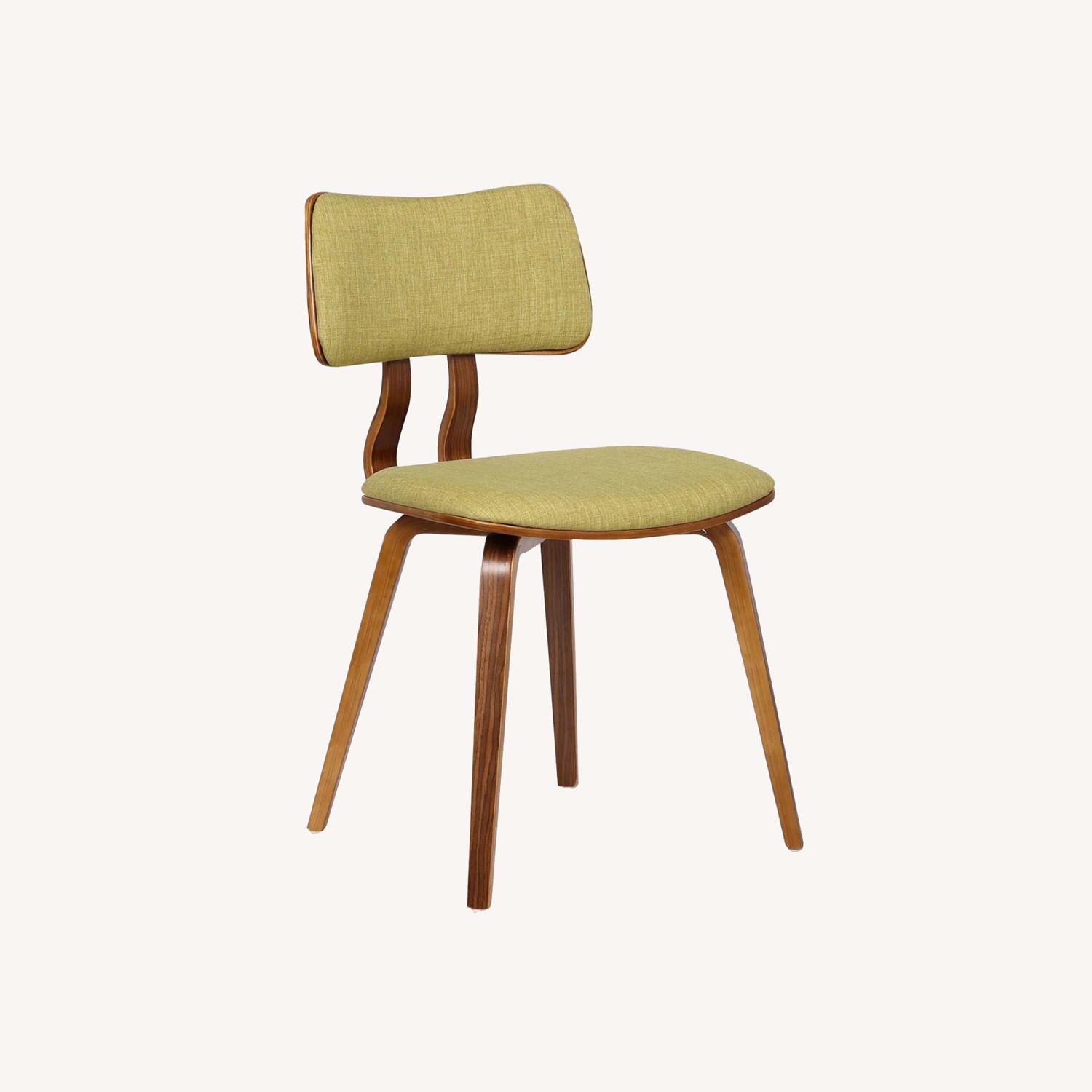 Wayfair Green Walnut Dining Chair - image-0