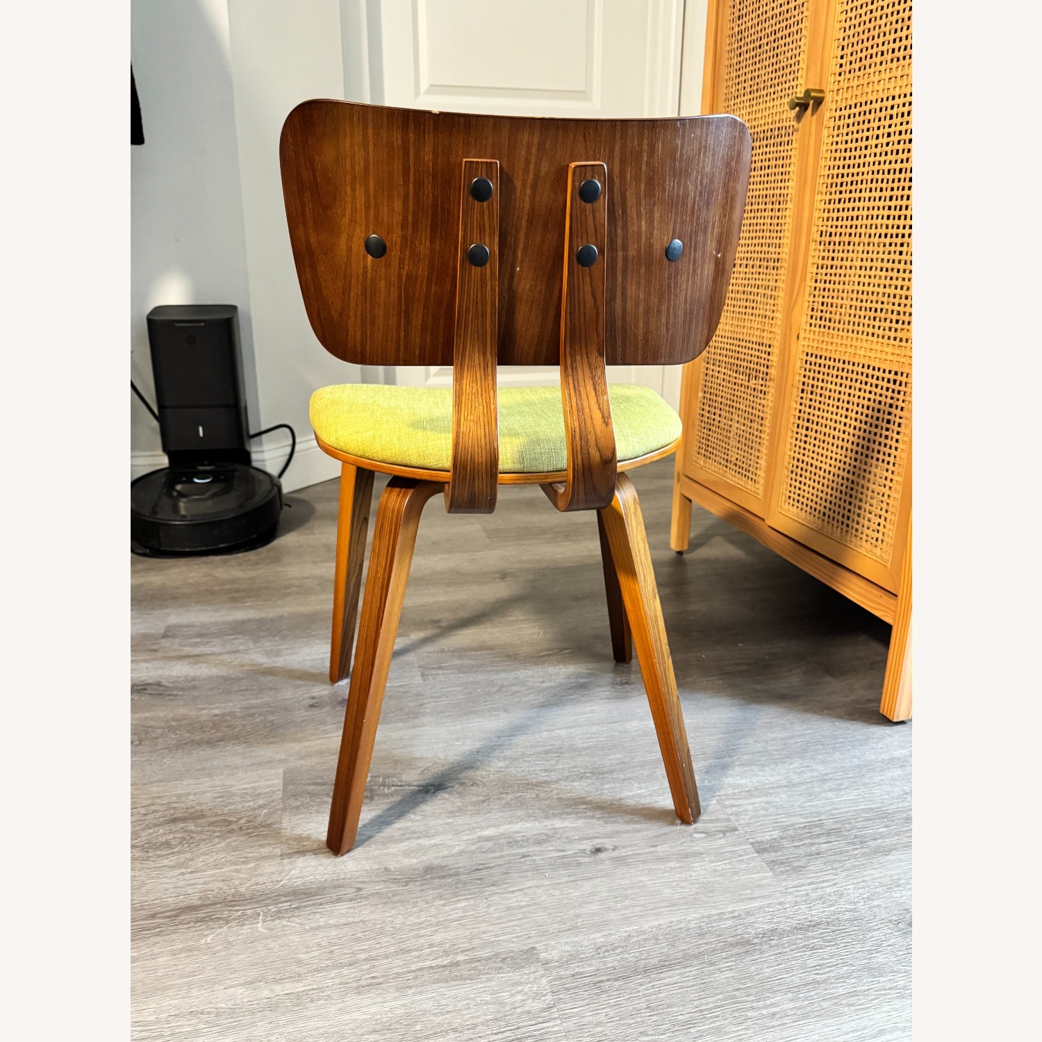 Wayfair Green Walnut Dining Chair - image-4