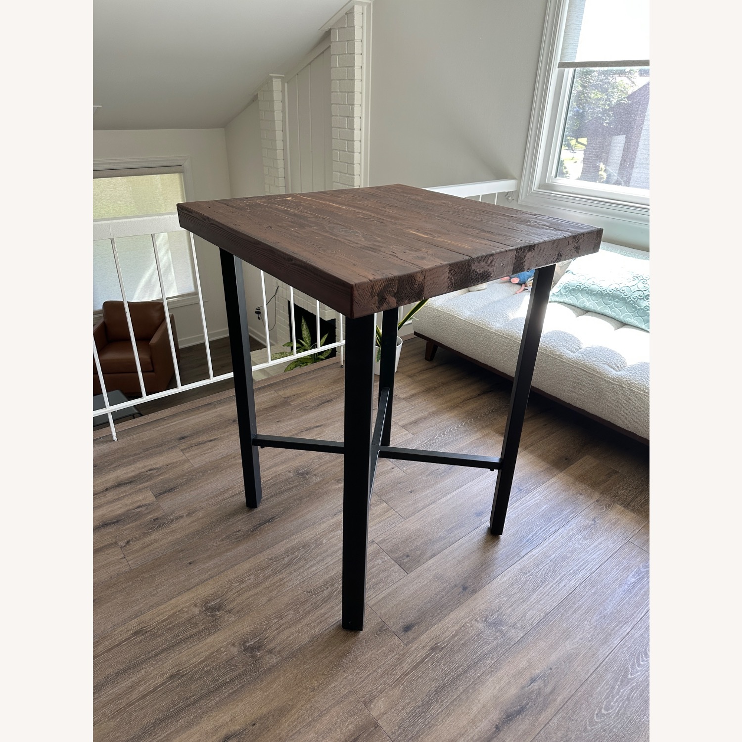 Williams Sonoma Dark Brown Wood Dining Table - image-2
