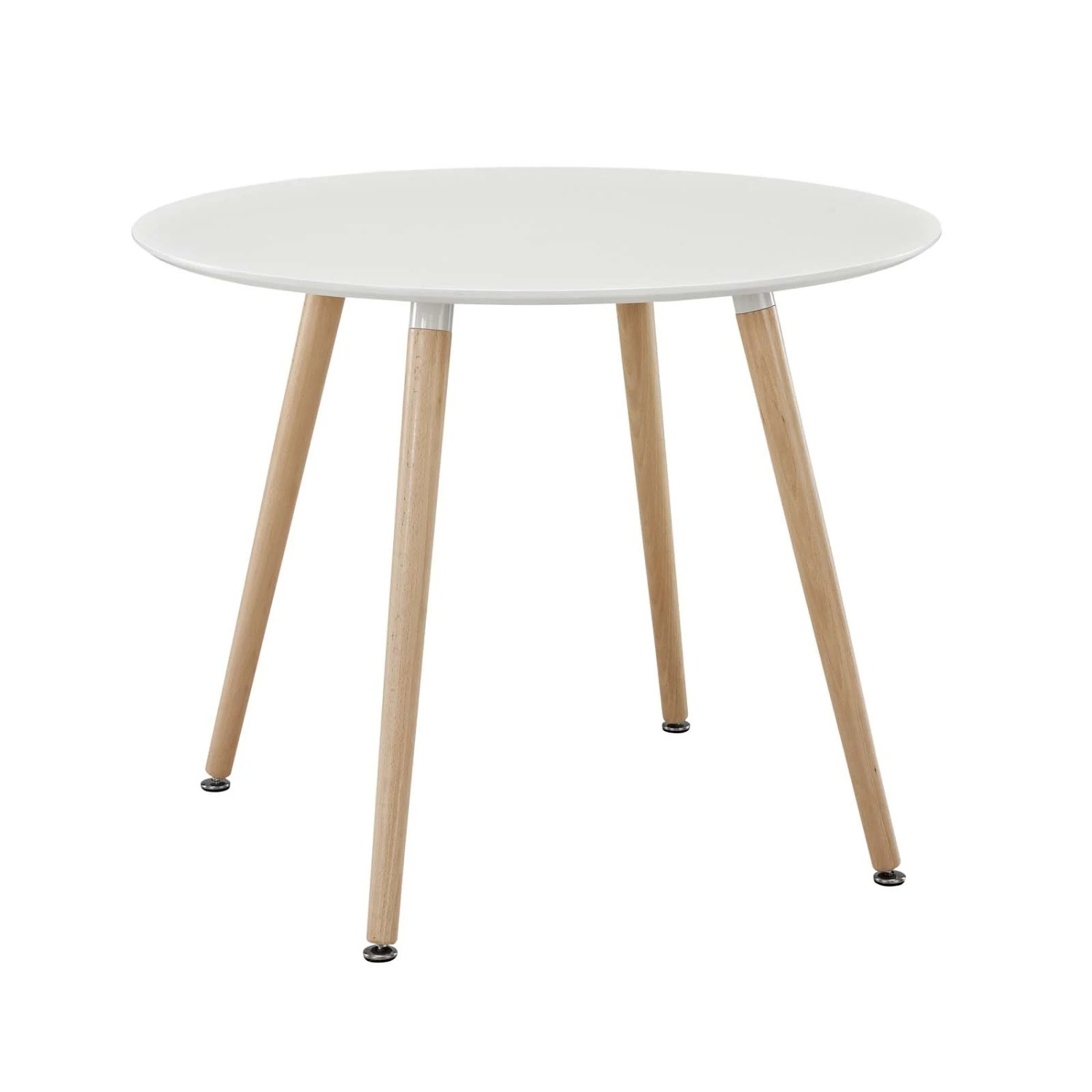 Modway White Wood Dining Table - image-1