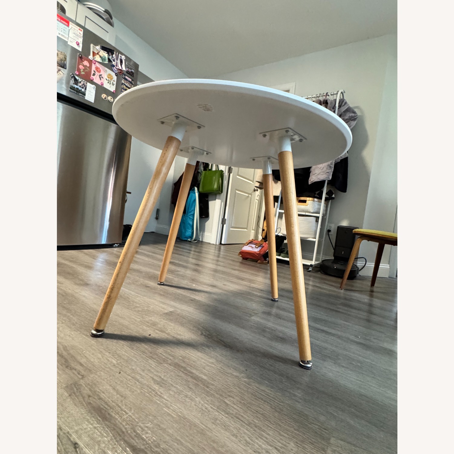 Modway White Wood Dining Table - image-2