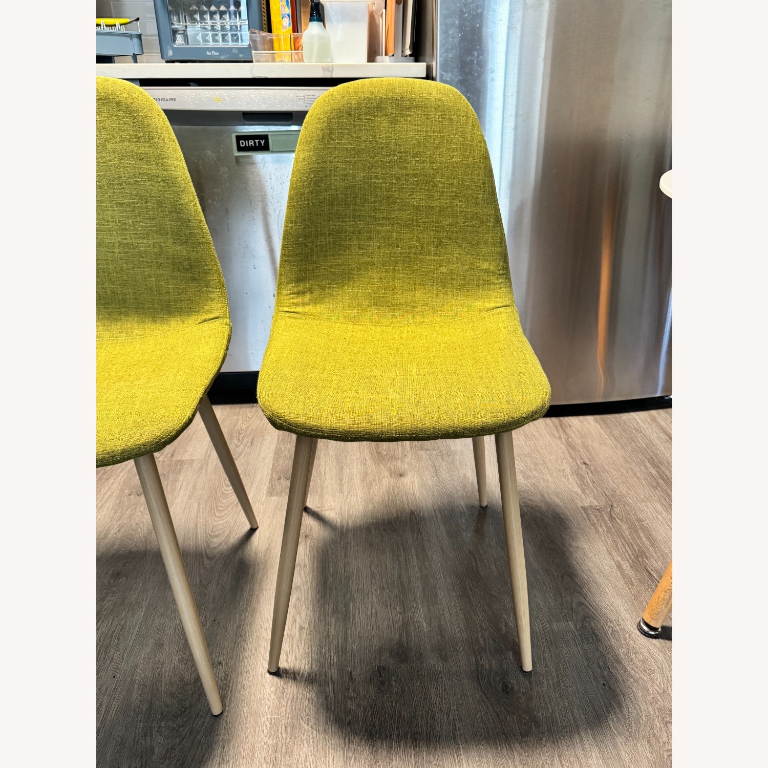 Target Green Upholstered Dining Chairs - image-3