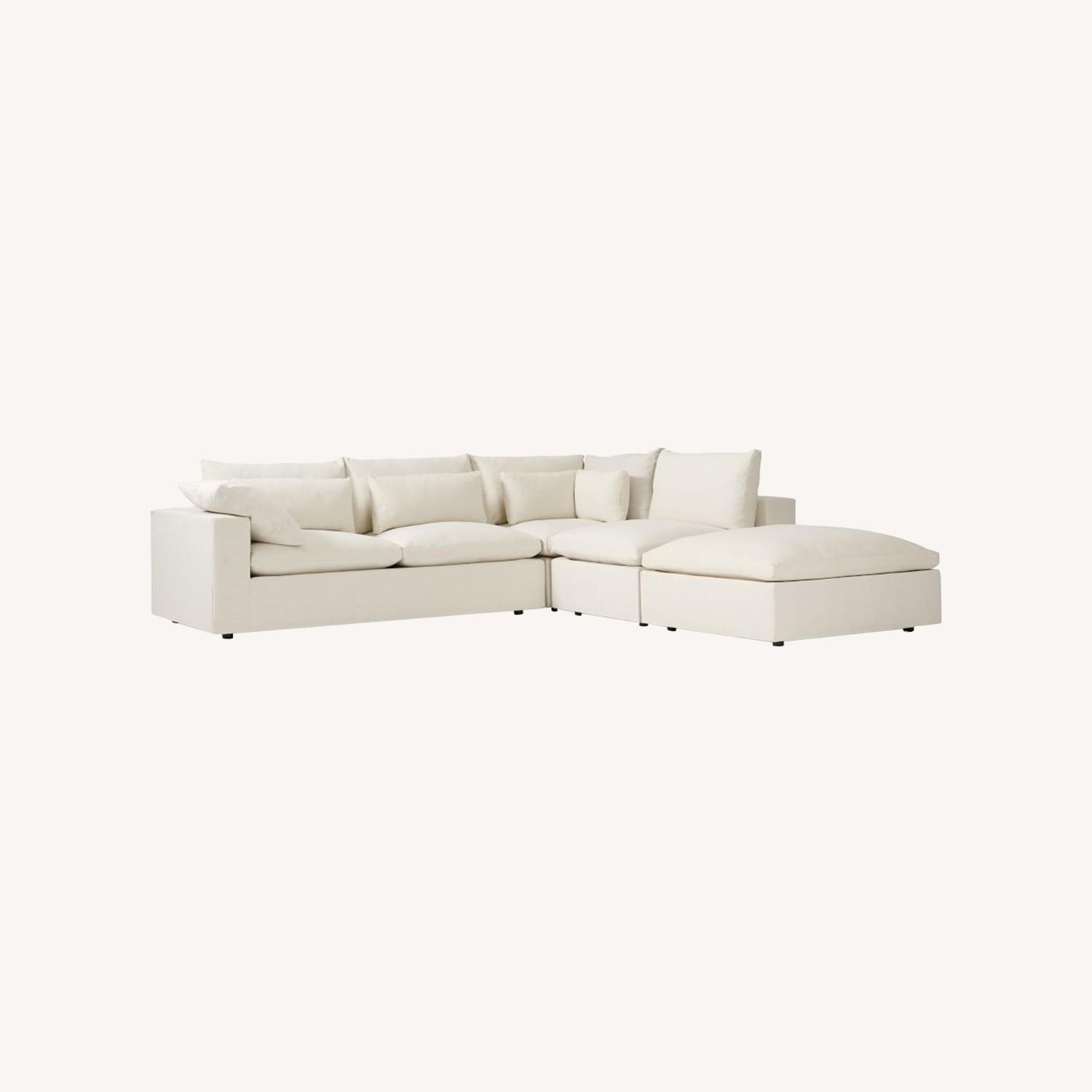 West Elm Harmony Natural 3+ Piece Sectional - image-0