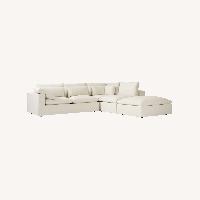 West Elm Harmony Natural 3+ Piece Sectional