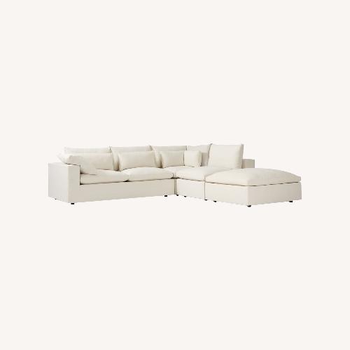 Used West Elm Harmony Natural 3+ Piece Sectional for sale on AptDeco