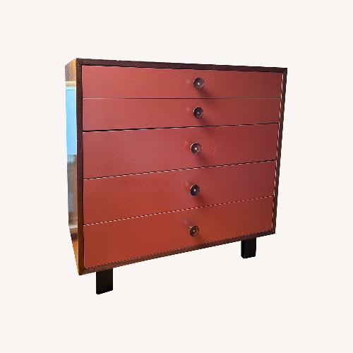 Used Herman Miller Red Wood Dresser for sale on AptDeco