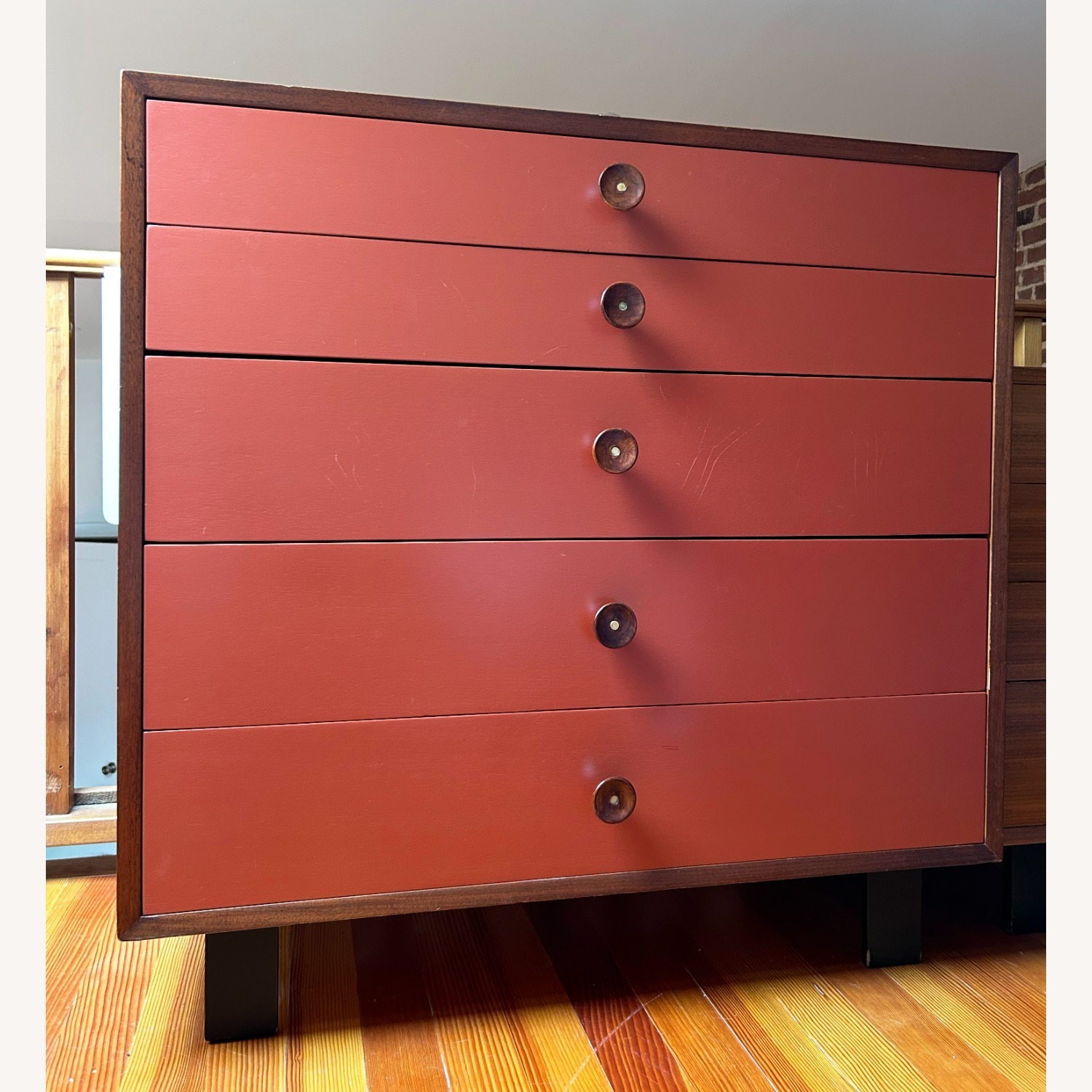 Herman Miller Red Wood Dresser - image-2