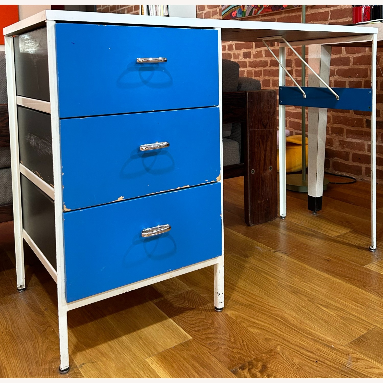 George Nelson for Herman Miller Steelframe Desk - image-2