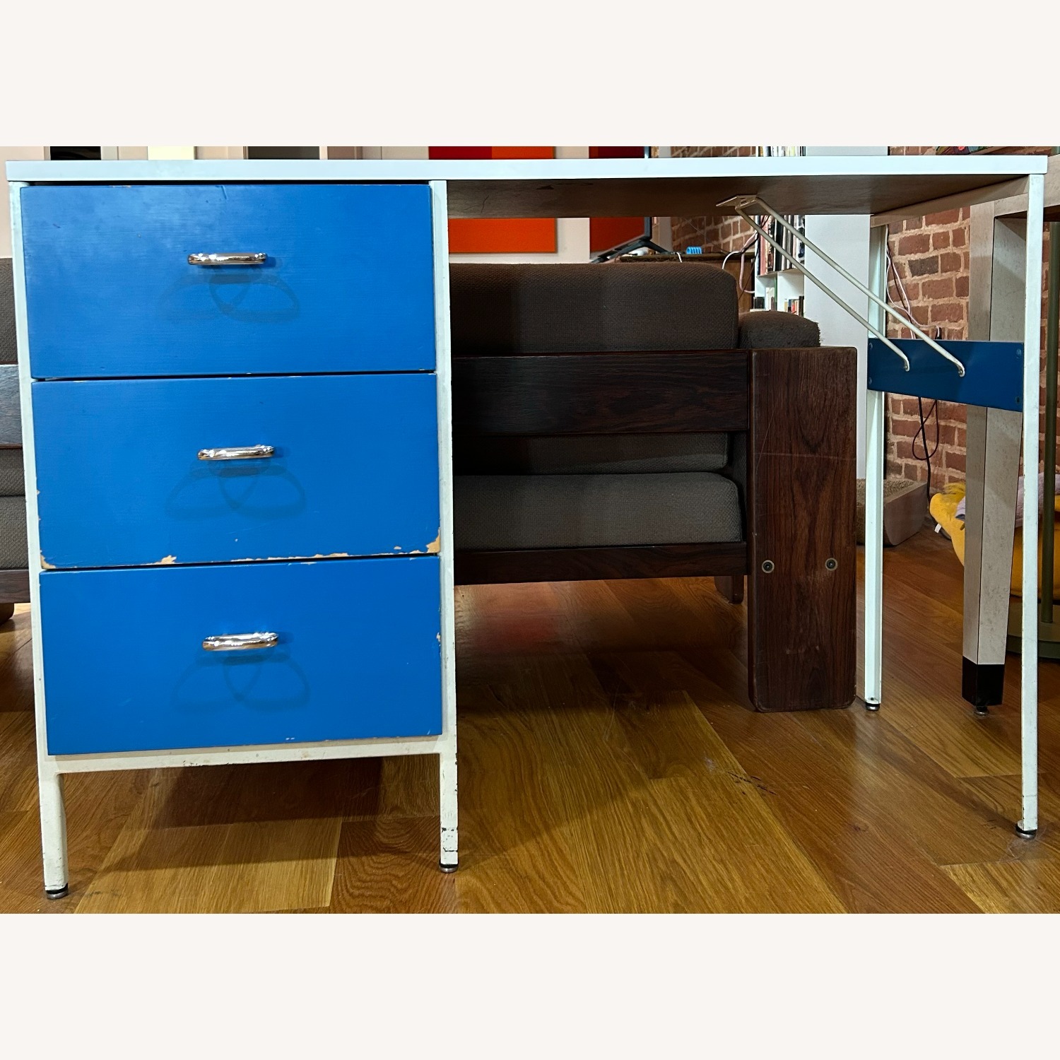 George Nelson for Herman Miller Steelframe Desk - image-1