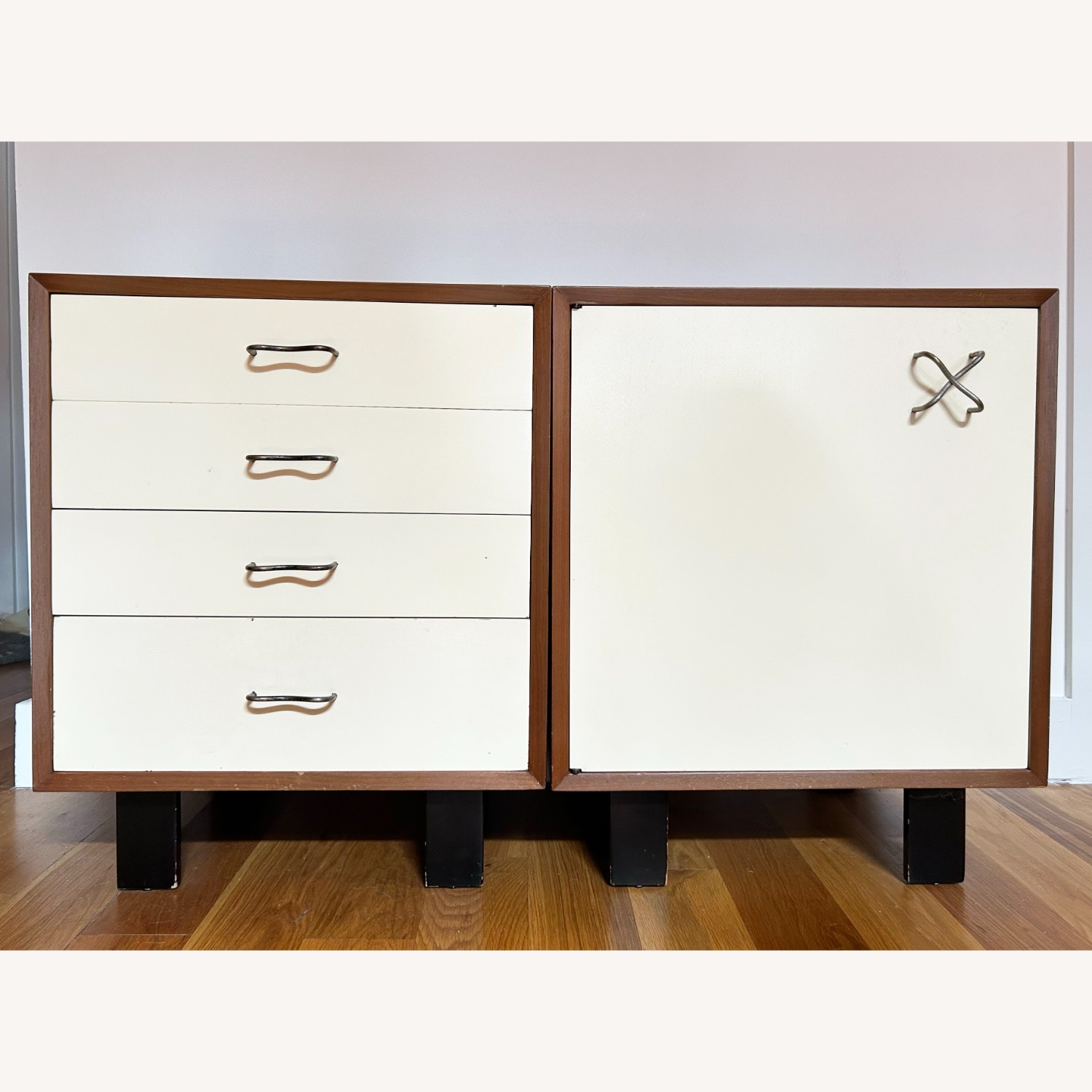 George Nelson for Herman Miller Set of 2 Cabinets - image-1