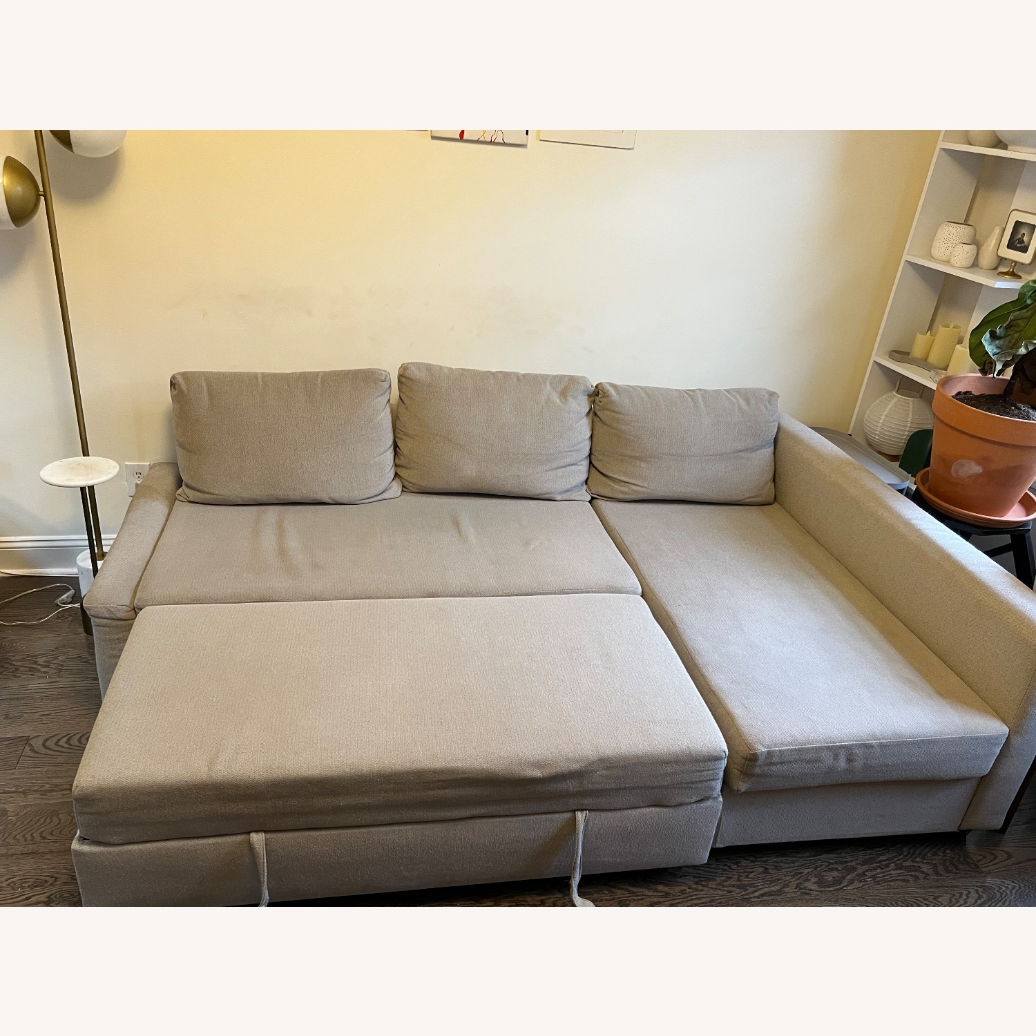 IKEA Friheten Sleeper Sofa with Chaise Storage  - image-4