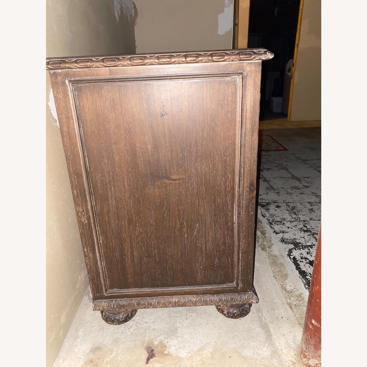 Restoration Hardware Dark Brown Wood Nightstands - image-1