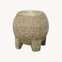 Palecek Wrapped Rope Bulb Stool/Table Décor