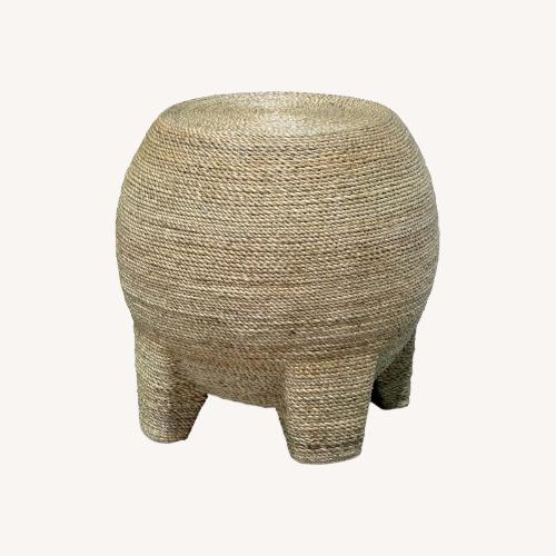 Used Palecek Wrapped Rope Bulb Stool/Table Décor for sale on AptDeco