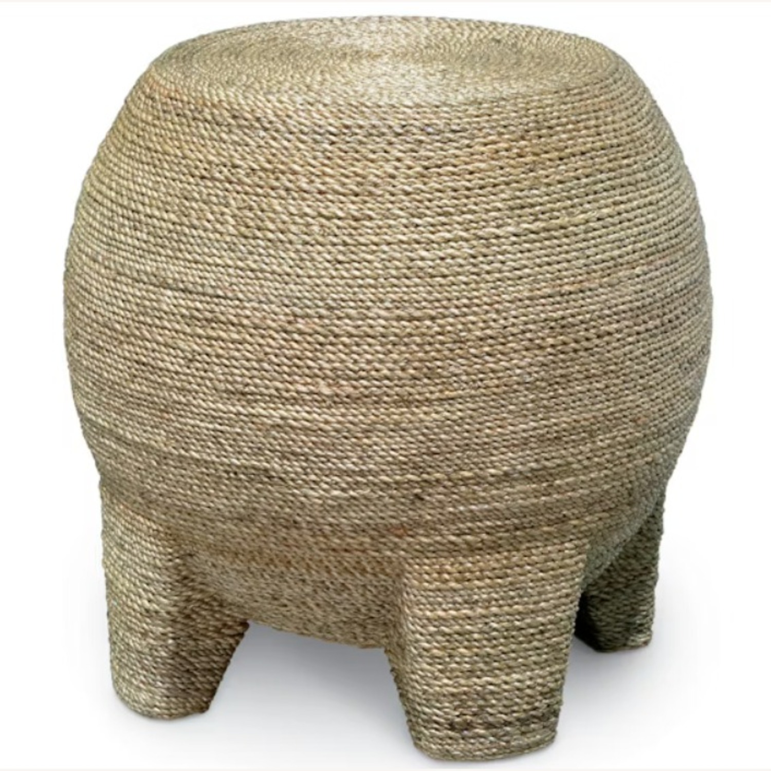 Palecek Wrapped Rope Bulb Stool/Table Décor - image-1