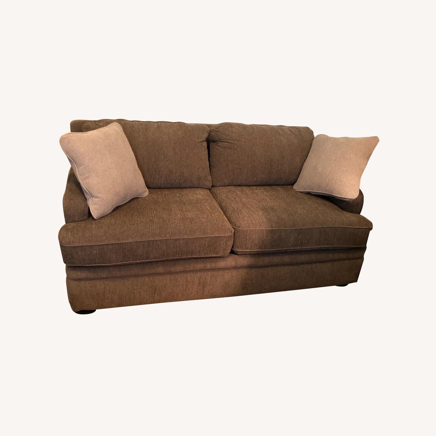 Lazy Boy Light Gray Fabric Sleeper Sofa - image-0