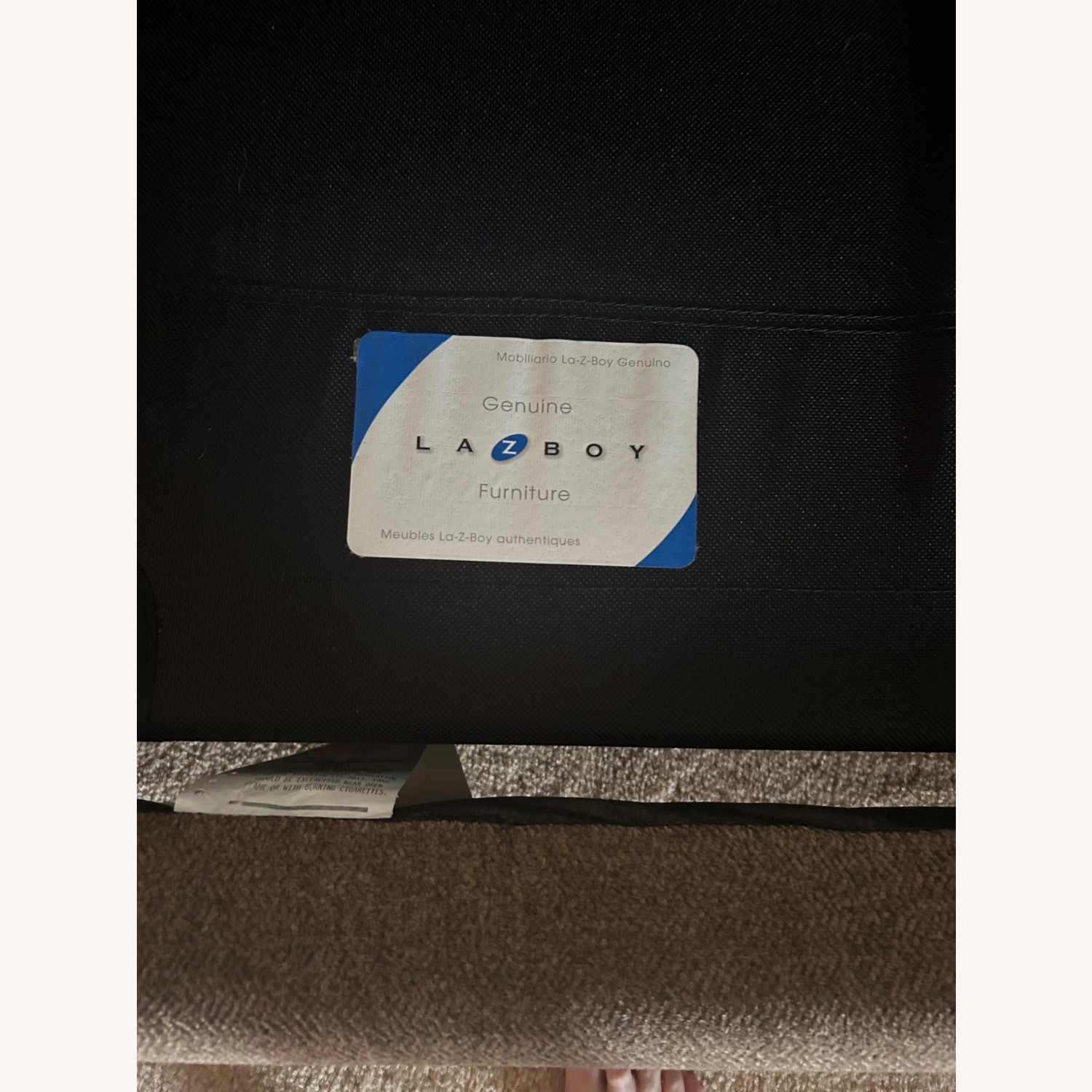 Lazy Boy Light Gray Fabric Sleeper Sofa - image-3