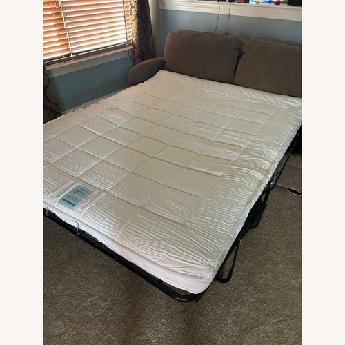 Used Lazy Boy Light Gray Fabric Sleeper Sofa for sale on AptDeco