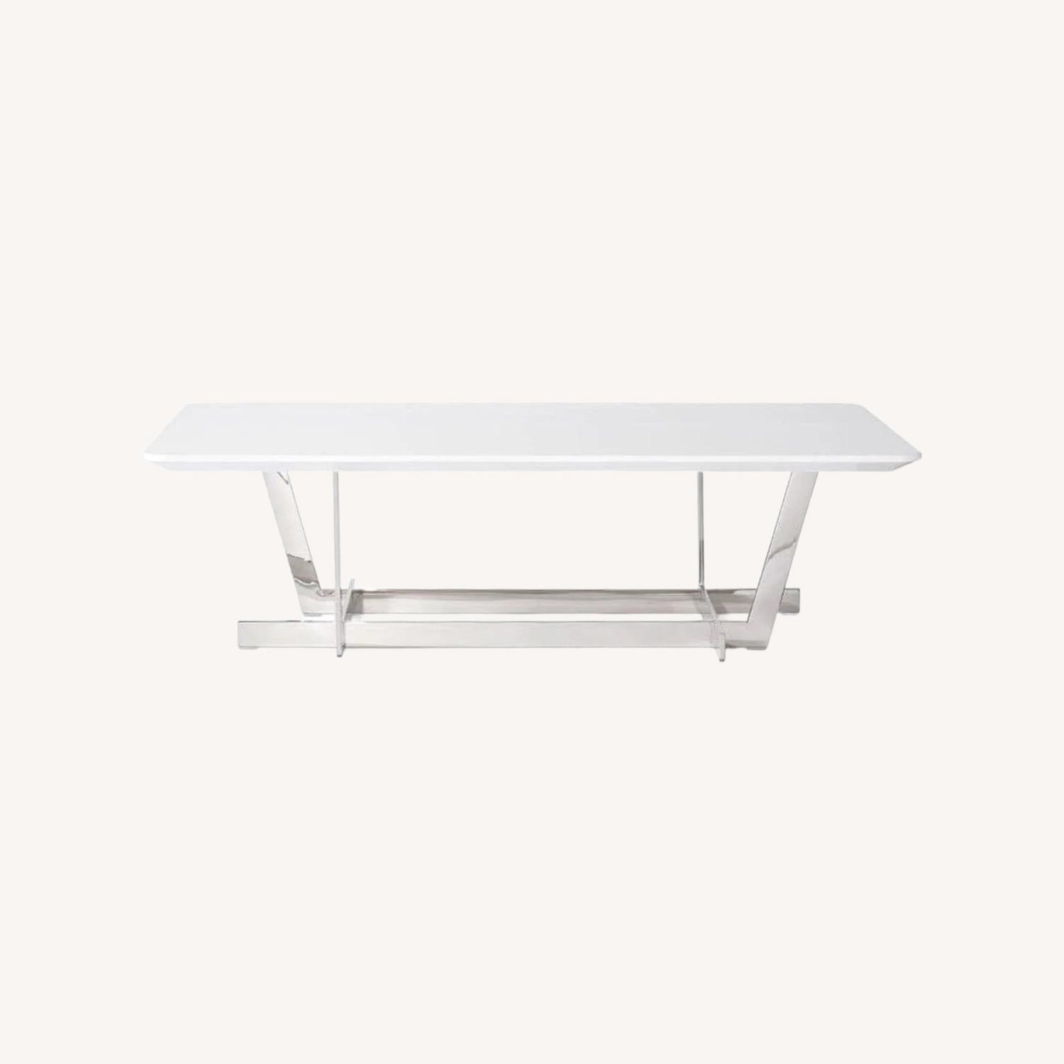 Dania Furniture White Coffee Table - image-0