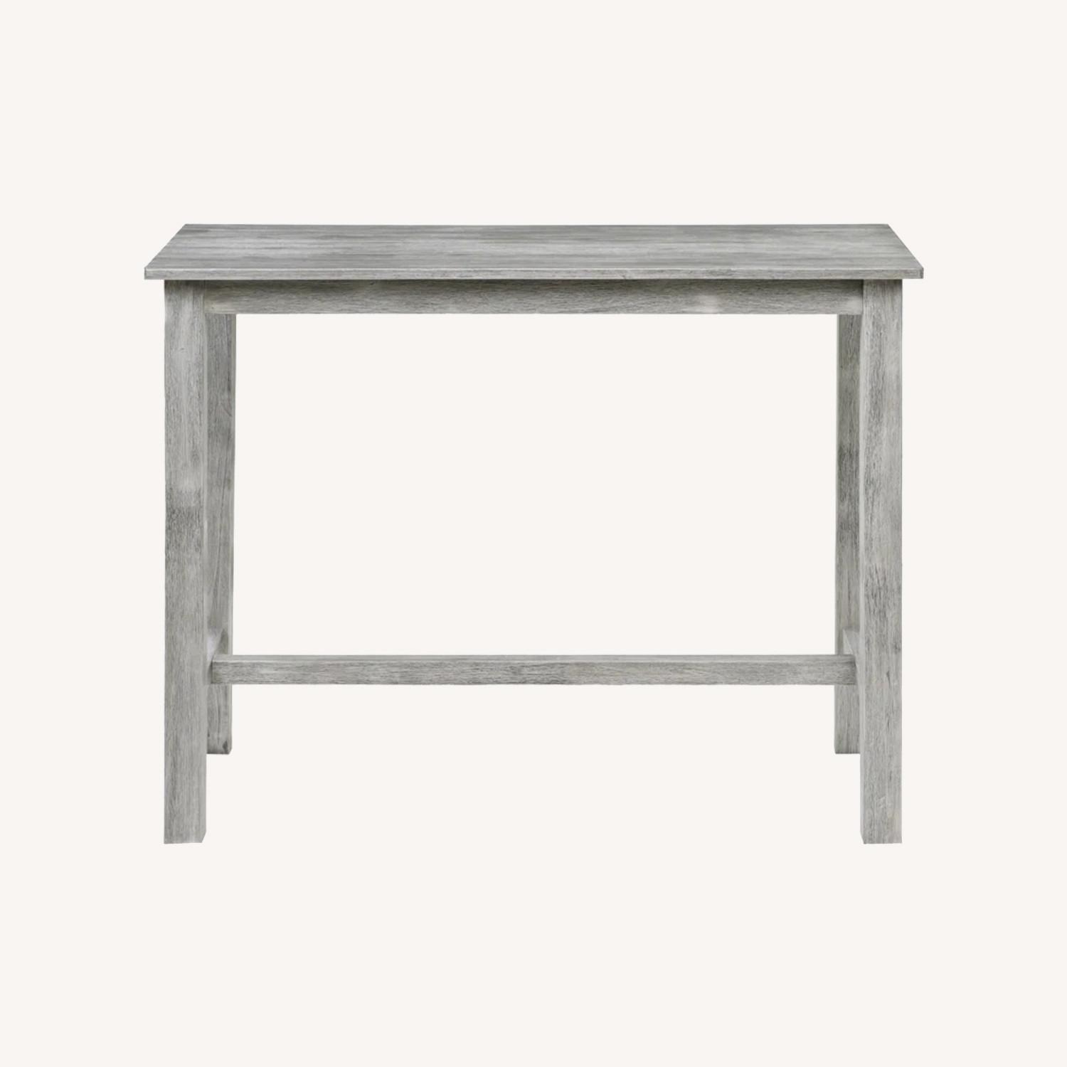 Wayfair Light Gray Wood Dining Table - image-0