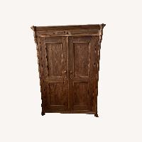 Natural Wood Armoire