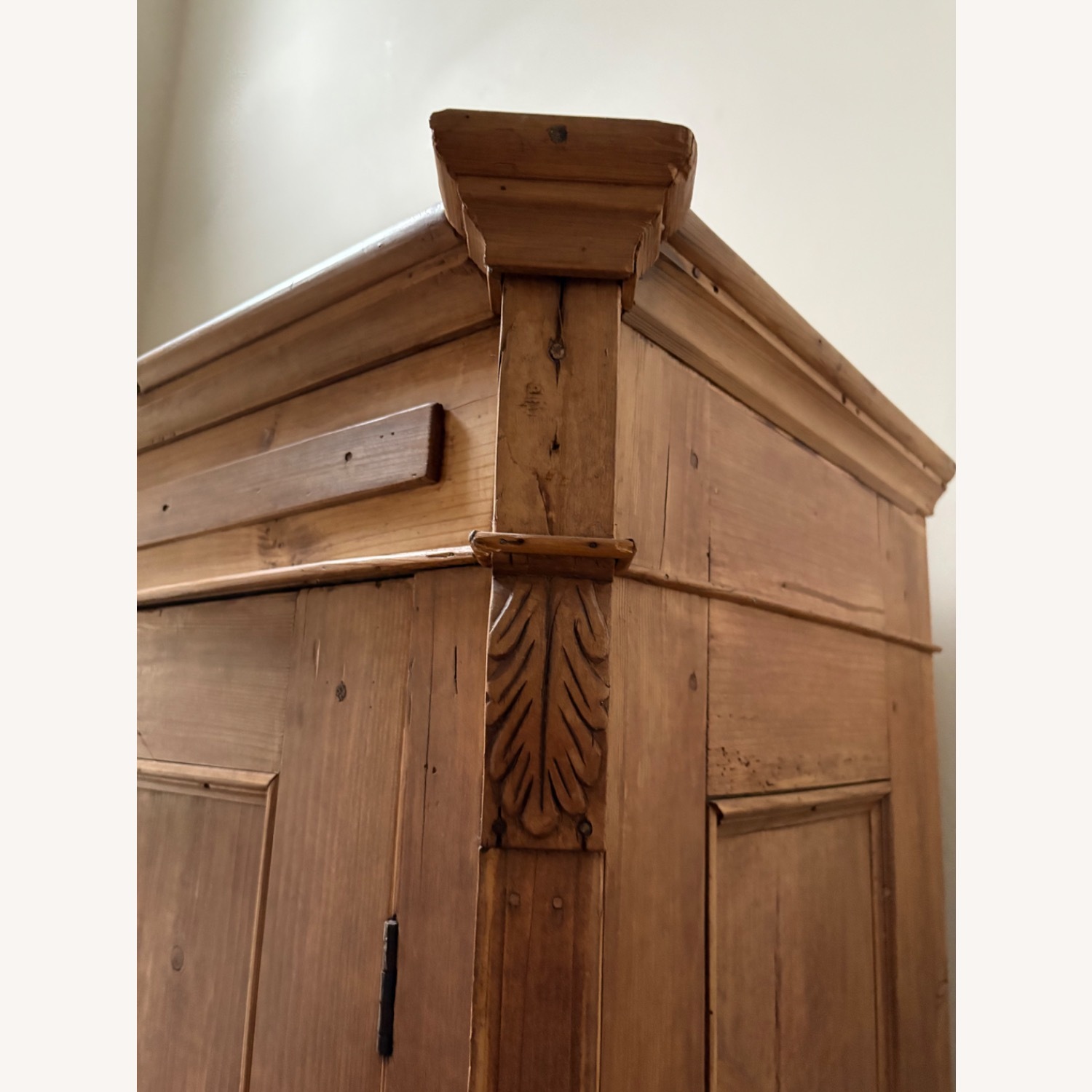 Natural Wood Armoire - image-4