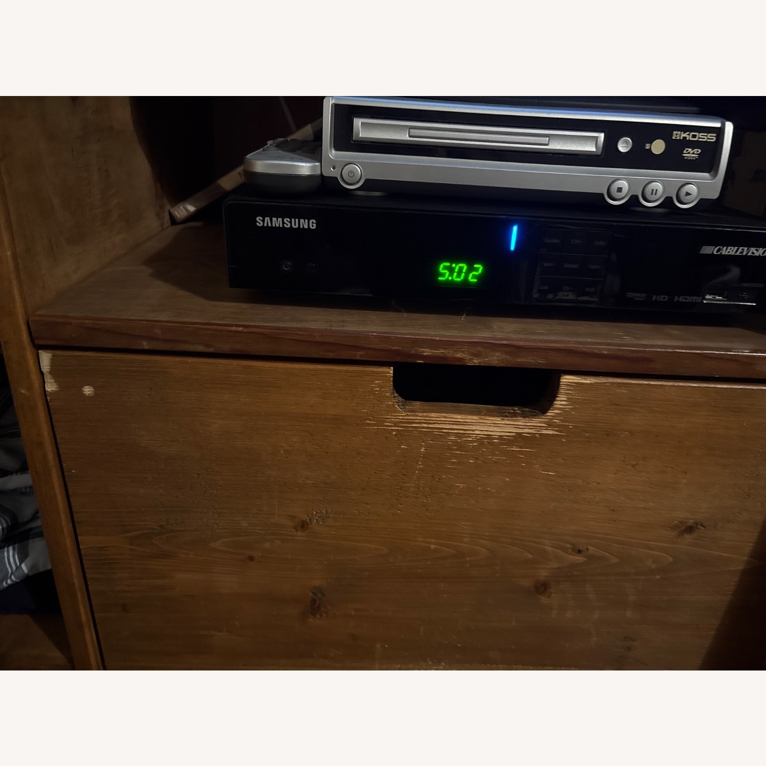 Natural Wood Armoire - image-3