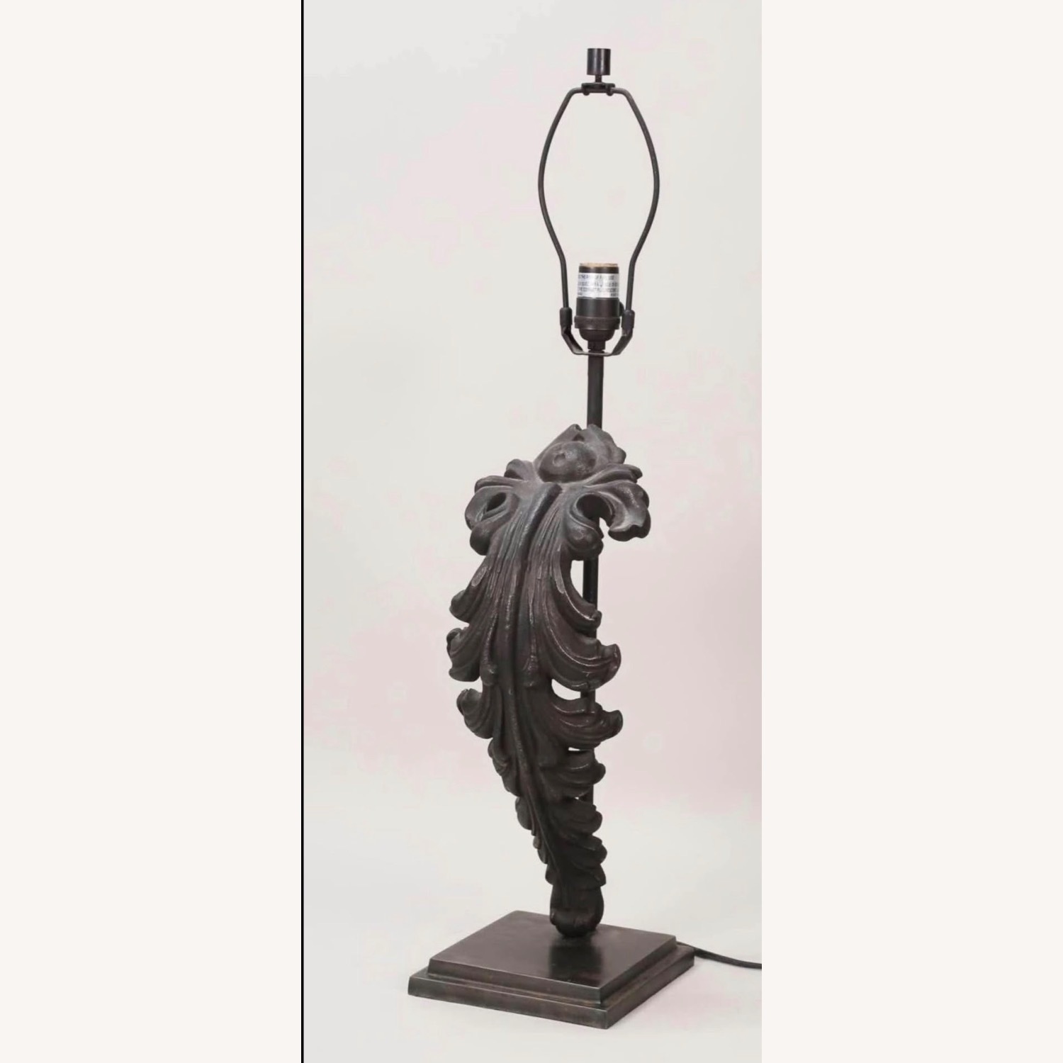 RH Cast Metal Acanthus Leaf Table Lamp - image-2