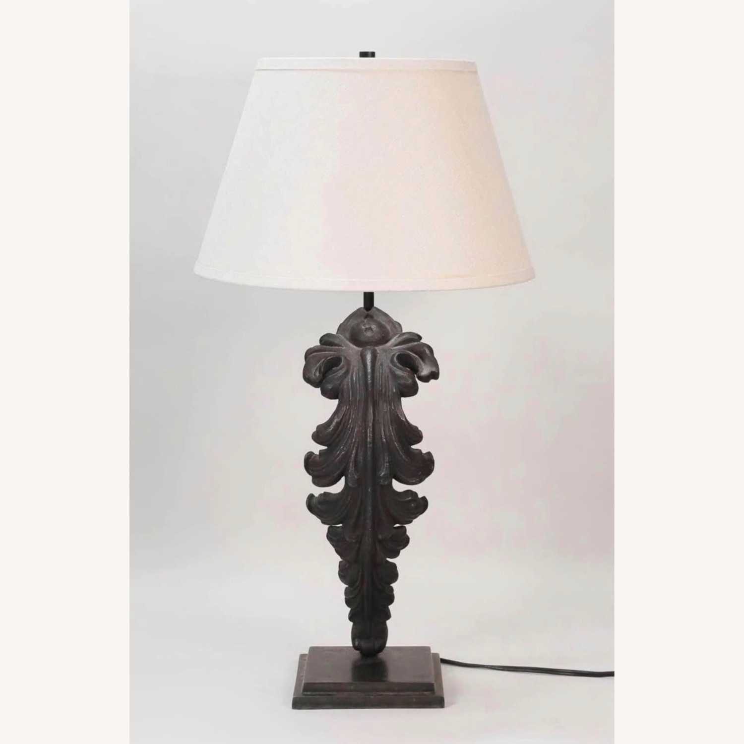 RH Cast Metal Acanthus Leaf Table Lamp - image-3