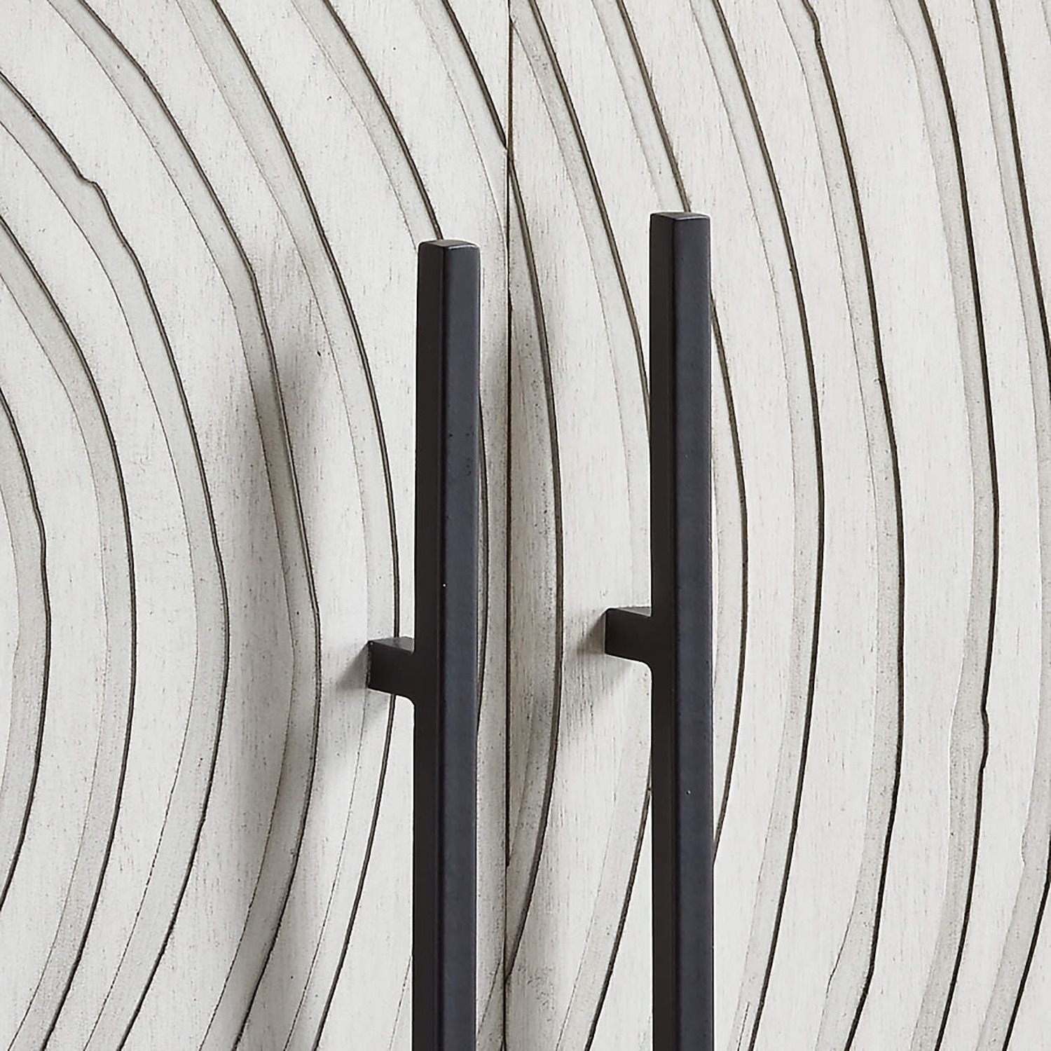 Crate & Barrel Dove White Storage Cabinet/Armoire - image-5