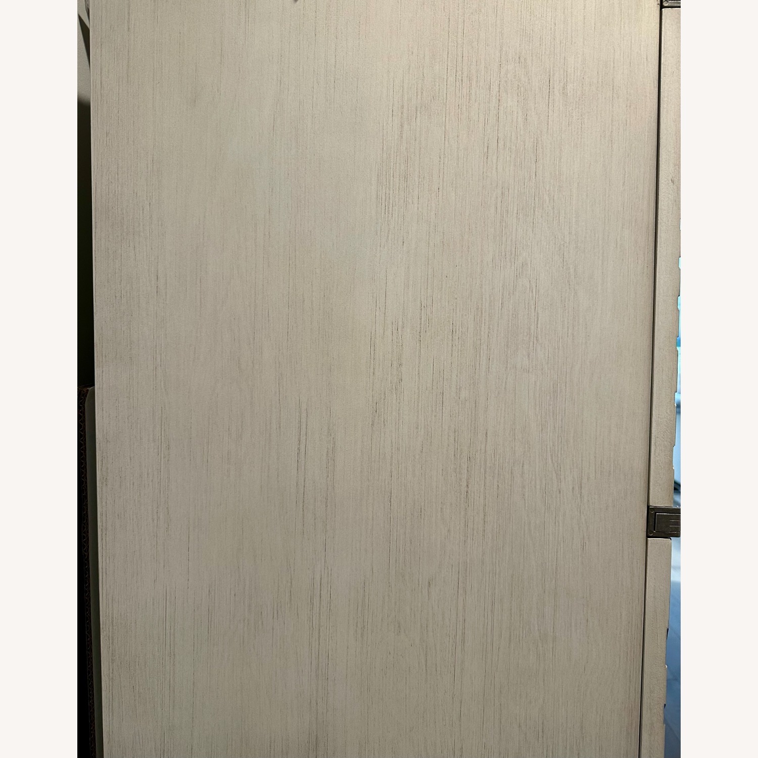 Crate & Barrel Dove White Storage Cabinet/Armoire - image-9