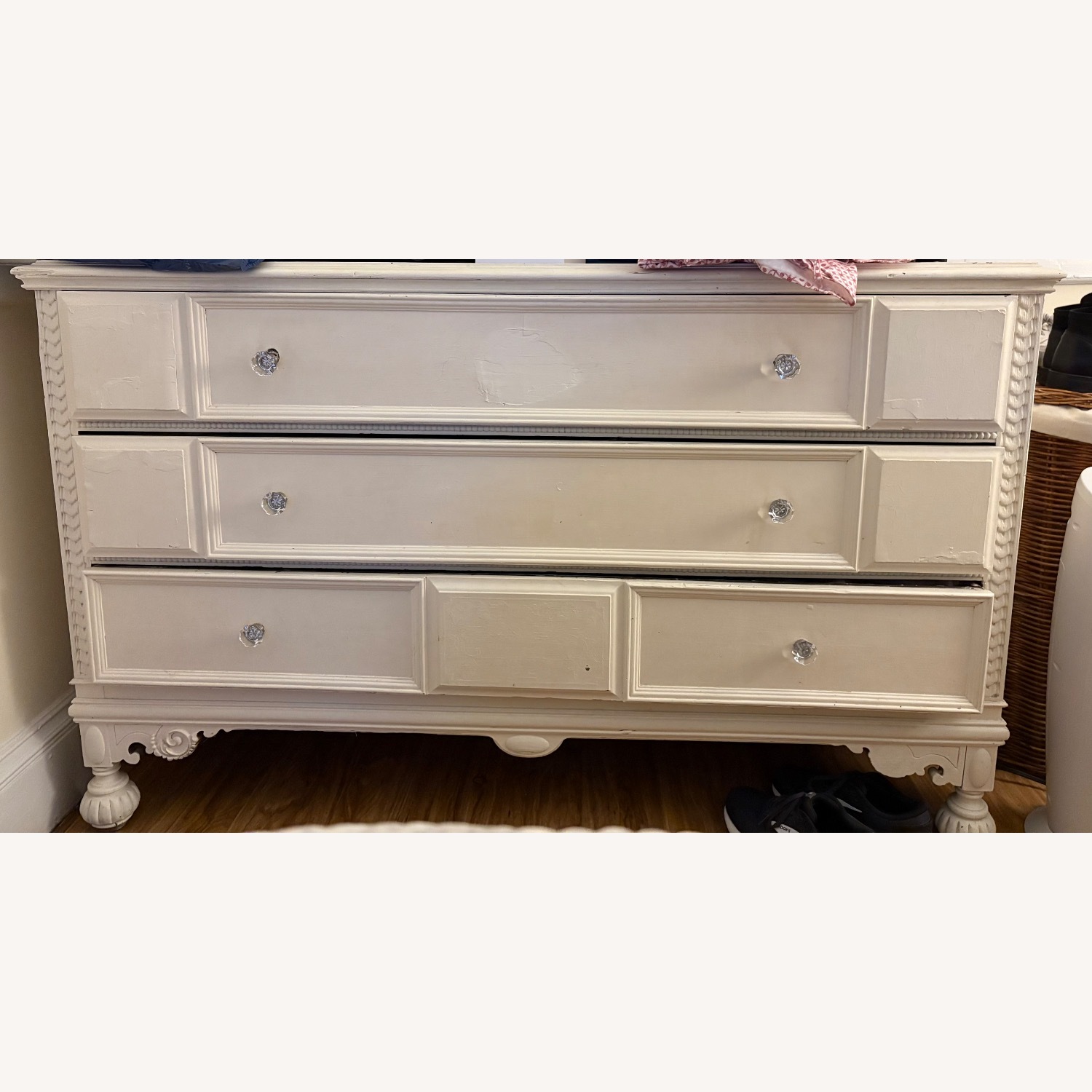 White Wood Dresser - image-1