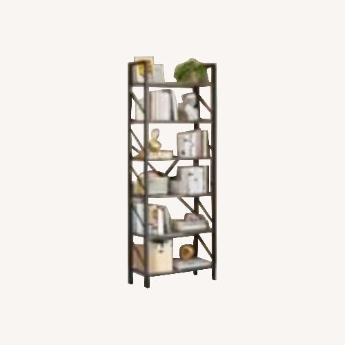 Used 6 Tier Wooden Bookshelf for sale on AptDeco